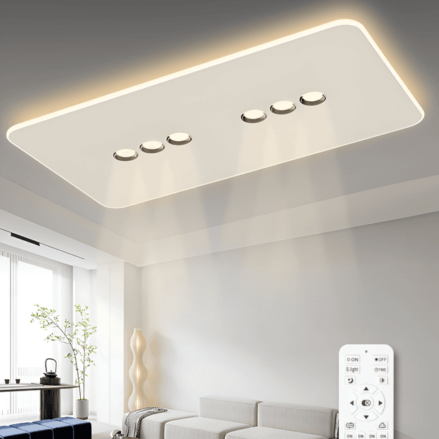 Romul White Smart Modern LED Chandelier