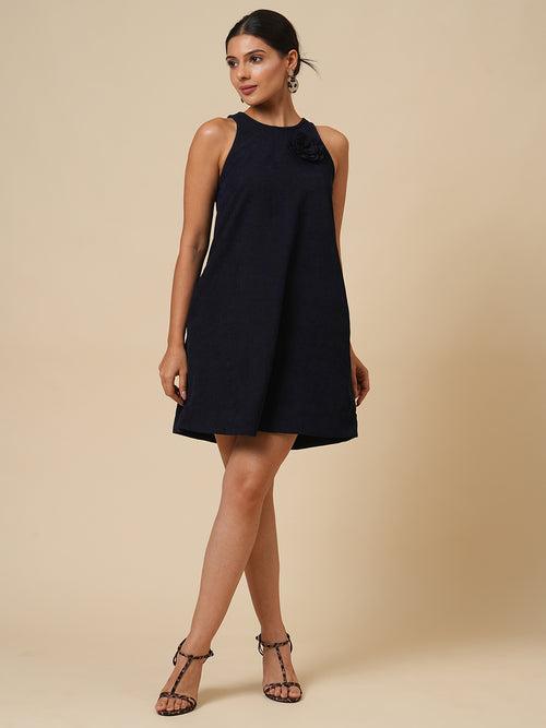 CORDUROY A-LINE DRESS