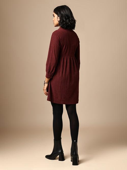 CORDUROY POP OVER SHIRT DRESS