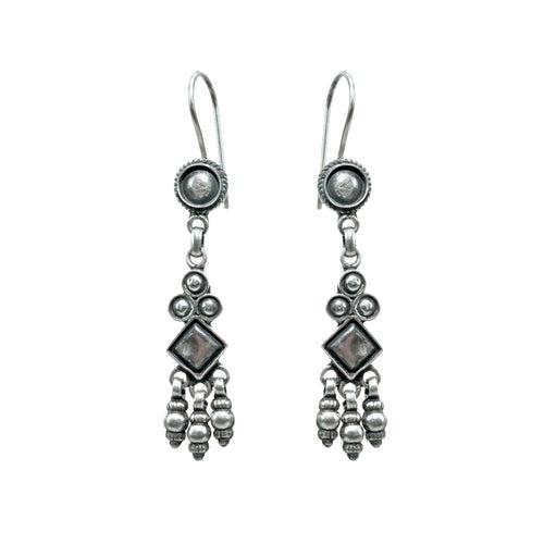 Pure Silver Light Weight Dangle Drop earrings