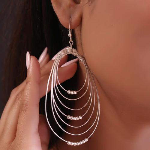 925 Silver Wire Hoop Earring