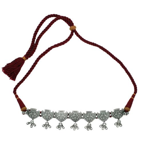 925 Pure Silver Peacock Motif Necklace