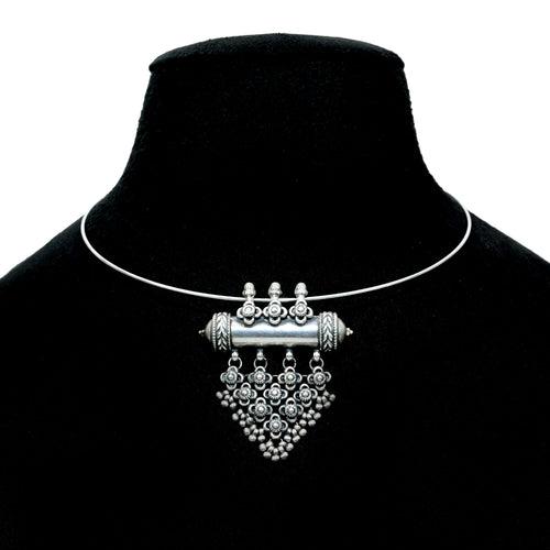 Pure Silver Handcrafted Madliya Pendant