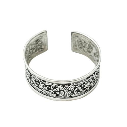 925 Sterling Silver Tribal Single Kada