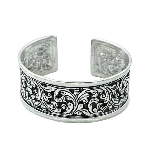 925 Sterling Silver Tribal Single Kada