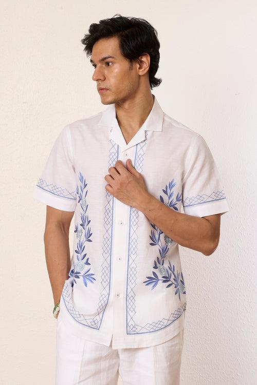 White Urban Petal Shirt