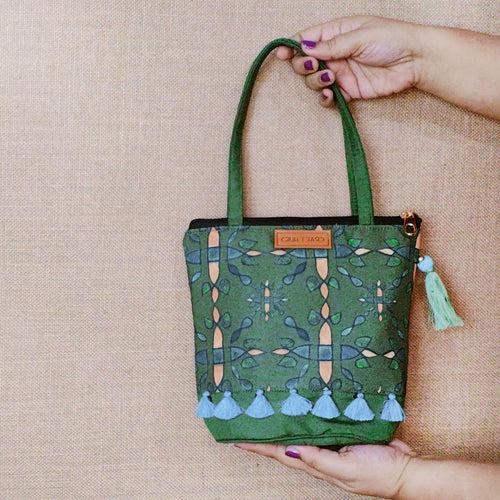 Green Chakra Bucket Bag