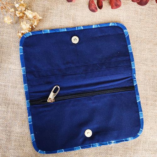 Blue Petals Book Wallet