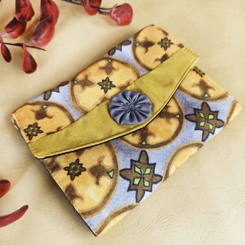 3-Fold Wallet- Mustard Chakra