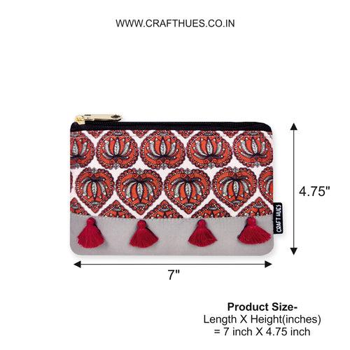 Box Sling Pouch Combo- Red Lotus