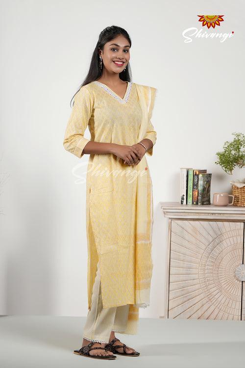 Mul Cotton Salwar Suit For Women - BA21YL