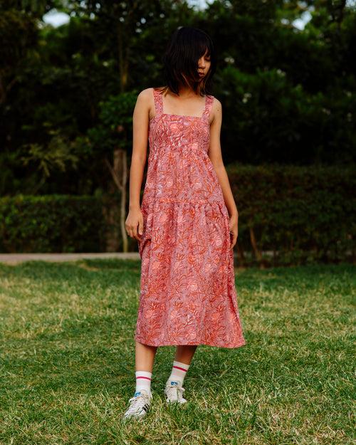 CHERRY BLOSSOM RAPID MAXI DRESS