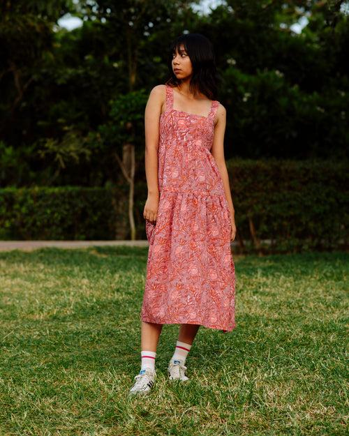 CHERRY BLOSSOM RAPID MAXI DRESS