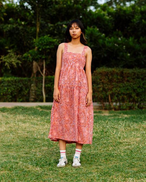 CHERRY BLOSSOM RAPID MAXI DRESS