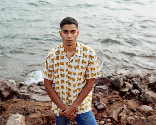 MUSTARD COW BAGRU SHIRT