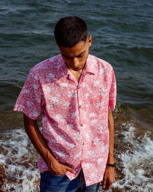 PINK FLORAL RAPID SHIRT