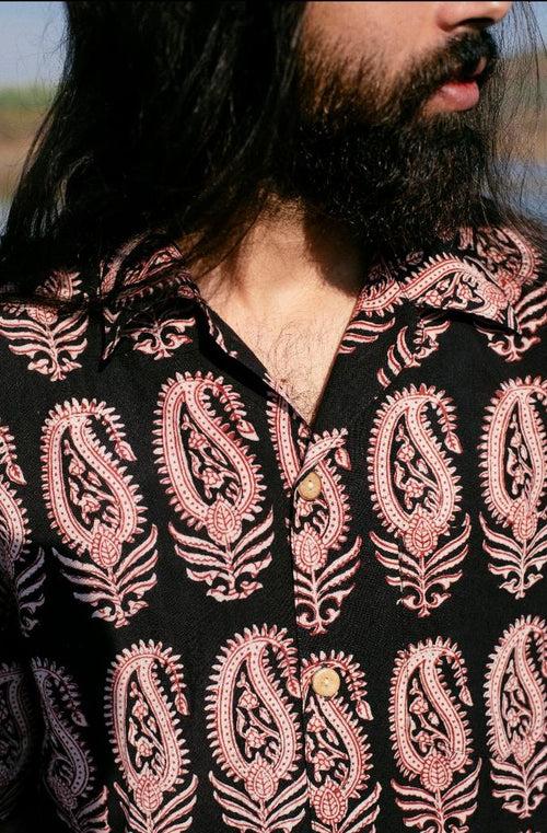 RED MUGHAL BAGH SHIRT