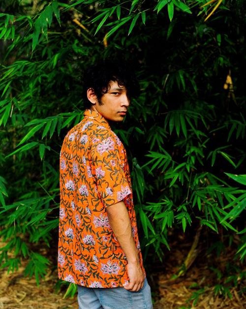 ORANGE TROPICAL RAPID SHIRT