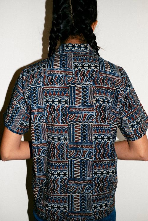 TRIBAL AJRAKH SHIRT