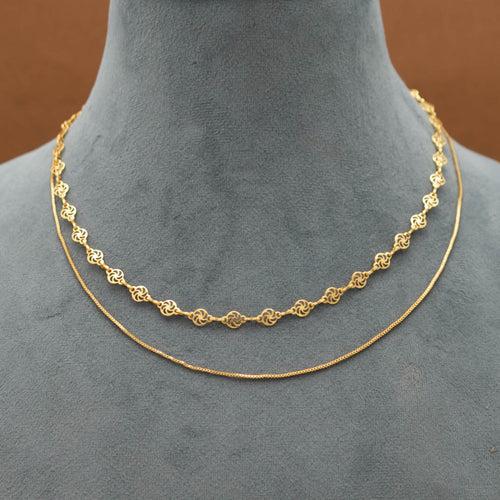 KY101477 - Simple Double layer Necklace