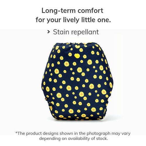 Diaper Cover (Sunflower) + 1 bamboo insert