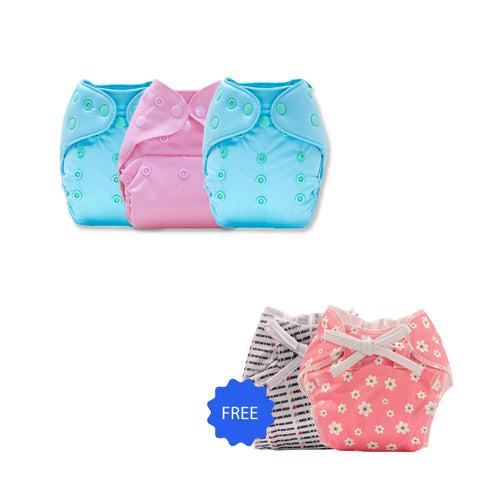 Pink & Blue Newborn Combo