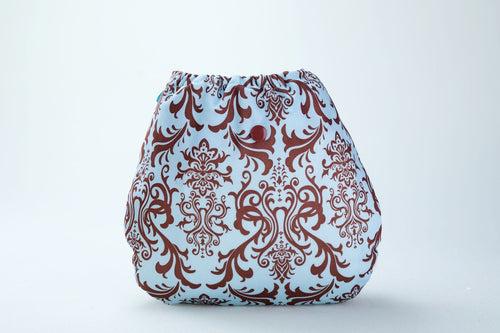 Diaper Cover (Blue brown Royal) + 1 Wet free Insert