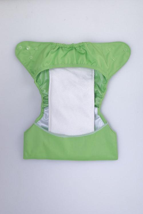 Diaper Cover (Deep Green) + 1 Wet free Insert