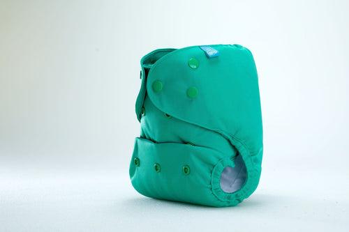 Diaper Cover (Blue Green) + 1 Wet free Insert