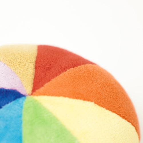 Rainbow Round Soft Ball: Plush Stuffed Soft Toys newborn rattle