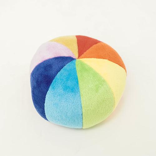 Rainbow Round Soft Ball: Plush Stuffed Soft Toys newborn rattle