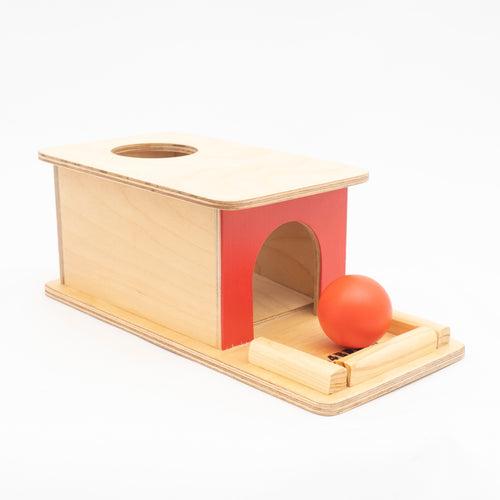 Object Permanence Box + Ball  For babies