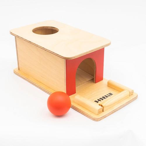 Object Permanence Box + Ball  For babies