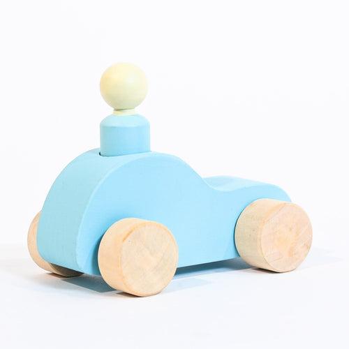 Wooden Car with Peg Doll Toy