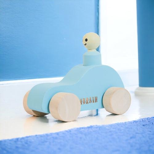 Wooden Car with Peg Doll Toy