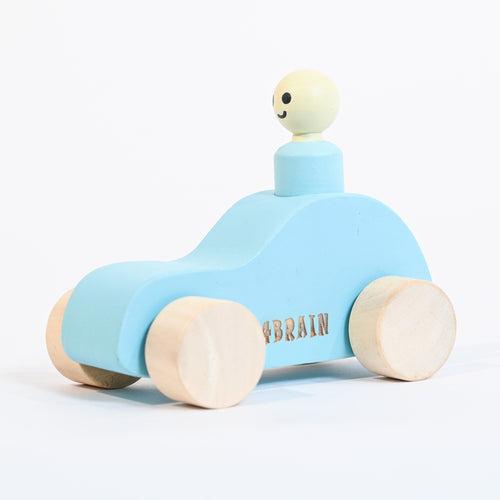 Wooden Car with Peg Doll Toy