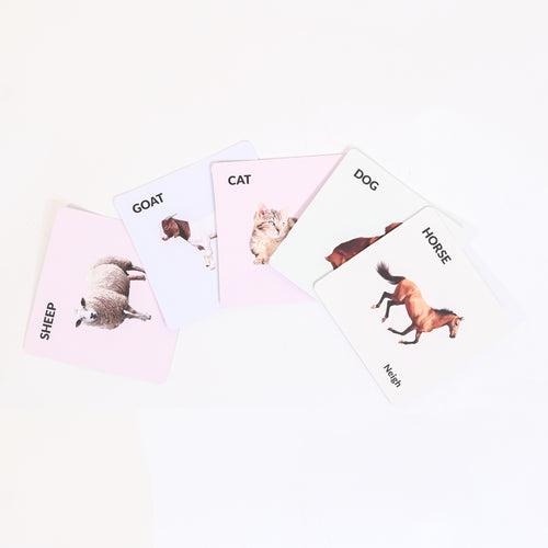 Shape Cards And Pet Animal Cards For babies