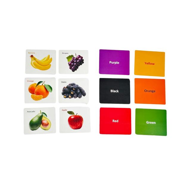 FRUIT CARDS AND COLOUR CARDS