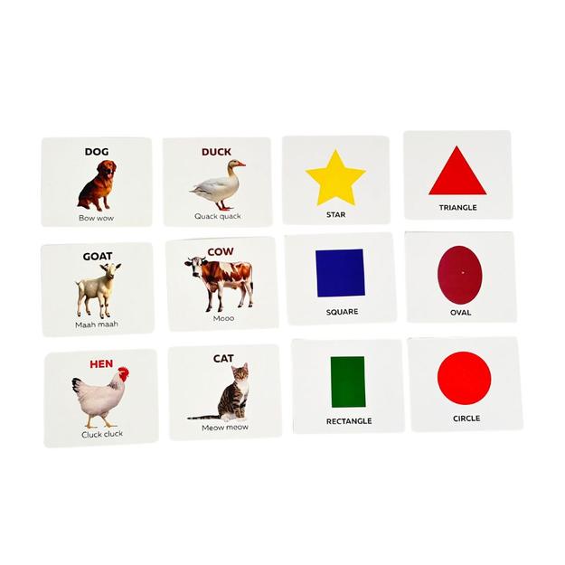 SHAPE CARDS AND ANIMAL CARDS