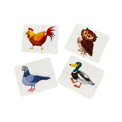 Birds two puzzle card
