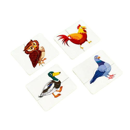 Birds two puzzle card