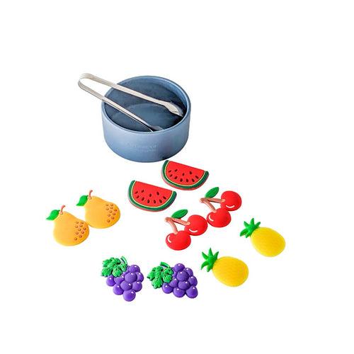 Silicon Jar and Fruits Set