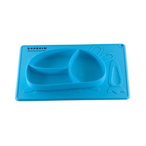 Silicone Rabbit Finger Eating Plate For Baby |  Baby Self Feeding Essentials