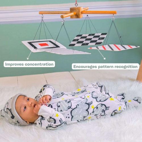 Activity Gym +3 Mobiles with Hanger For Newborn Baby