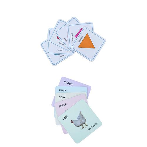 Shape Cards And Pet Animal Cards For babies