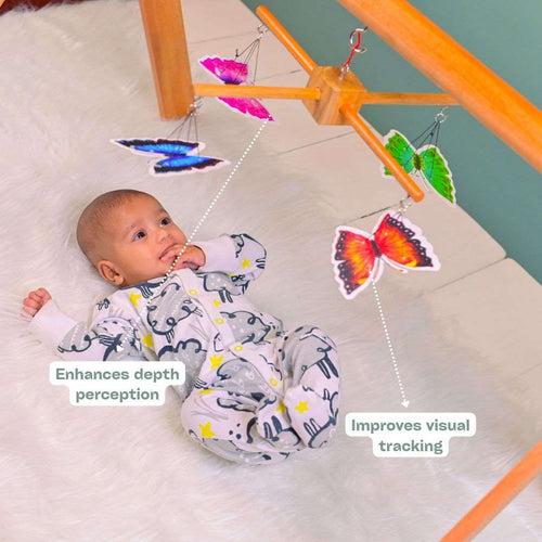 Activity Gym +3 Mobiles with Hanger For Newborn Baby