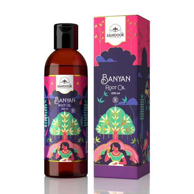 Sandook Banyan Root Hair Oil