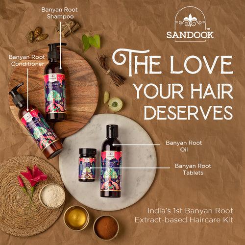 Sandook Banyan Root Haircare Kit