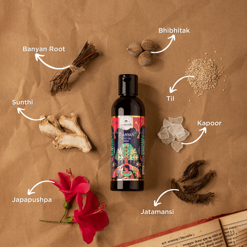 Sandook Banyan Root Hair Oil