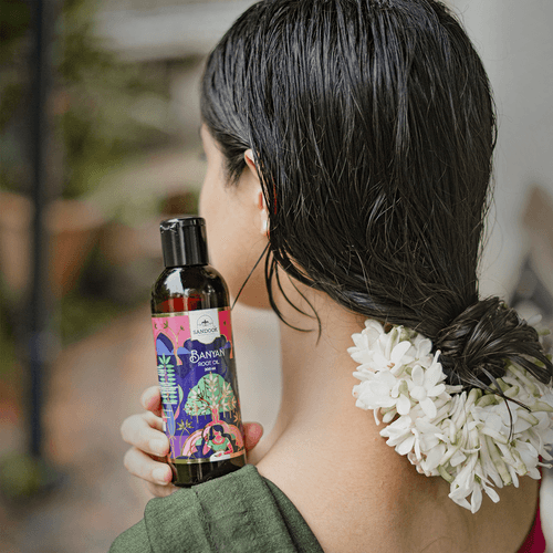 Sandook Banyan Root Hair Oil